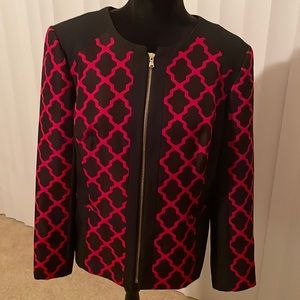 Eye-Catching Zip-Front Jacket